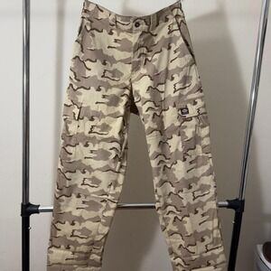 Dickies Skateboarding camo tan cargo pants size 30x32